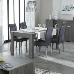 Demeyere Chaise Charleroi Gris -Ledepot Mobilier Magasin chaise charleroi gris 2