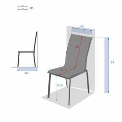 Chaise Empilable Axant Wengé Et Praline Hespéride -Ledepot Mobilier Magasin chaise empilable axant wenge et praline hesperide 1 2