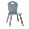 Chaise Enfant Grise Collection Douceur Atmosphera -Ledepot Mobilier Magasin chaise enfant grise collection douceur atmosphera