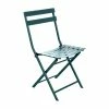 Chaise Métal Pliante Greensboro Bleu Canard Hespéride -Ledepot Mobilier Magasin chaise exterieur greensboro hesperide bleu canard