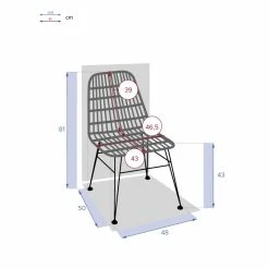 Chaise Extérieure Lambada Sésame & Graphite Hespéride 9 Chaise Extérieure Lambada Sésame & Graphite Hespéride -Ledepot Mobilier Magasin chaise exterieure lambada sesame graphite hesperide 3
