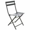 Chaise Métal Pliante Greensboro Graphite Hespéride 2 Chaise Métal Pliante Greensboro Graphite Hespéride -Ledepot Mobilier Magasin chaise greensboro hesperide graphite
