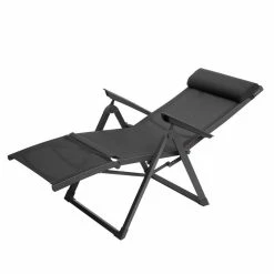 Chaise Longue Decima Hespéride Anthracite/graphite -Ledepot Mobilier Magasin chaise longue decima hesperide anthracit 5