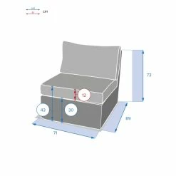 Chauffeuse Extérieur Moorea Hespéride Terre D'ombre 7 Chauffeuse Extérieur Moorea Hespéride Terre D'ombre -Ledepot Mobilier Magasin chauffeuse exterieur moorea hesperide terre ombre 2