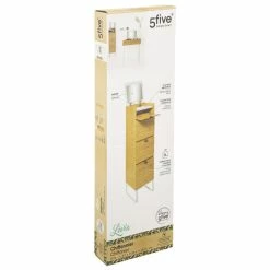 Chiffonnier En Bambou Avec Miroir Levia 5five -Ledepot Mobilier Magasin chiffonnier en bambou levia 5five 3