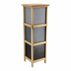 Chiffonnier Petit Modèle 3 Tiroirs Dégradé Gris -Ledepot Mobilier Magasin chiffonnier petit modele 3 tiroirs degrade de gris 2