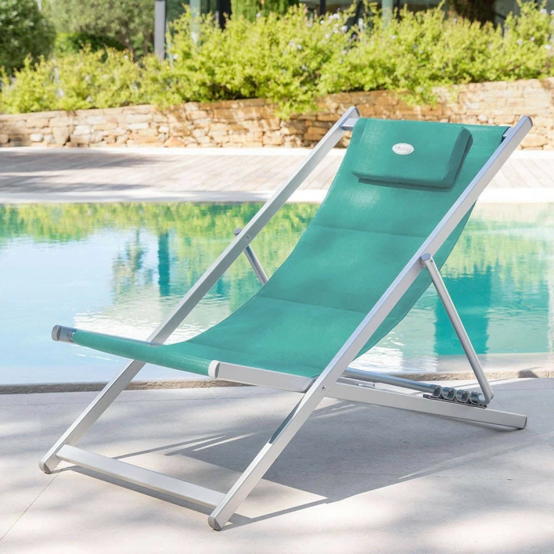 Chilienne Inclinable Honolulu Vert émeraude Hespéride 3 Chilienne Inclinable Honolulu Vert émeraude Hespéride