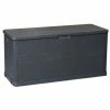 Coffre De Rangement Woody Gris 280 Litres -Ledepot Mobilier Magasin coffre de rangement woody gris 280 litres