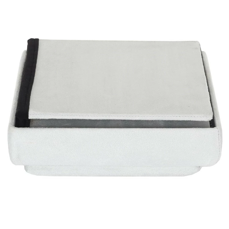 Coffre Pouf Pliable Gris Compatible Briques 7 Coffre Pouf Pliable Gris Compatible Briques – Image 5