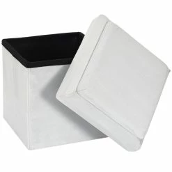 Coffre Pouf Pliable Gris Compatible Briques 16 Coffre Pouf Pliable Gris Compatible Briques -Ledepot Mobilier Magasin coffre pouf pliable gris compatible briques 6