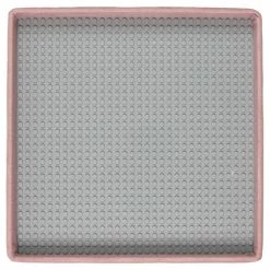 Coffre Pouf Pliable Rose Compatible Briques -Ledepot Mobilier Magasin coffre pouf pliable rose compatible briques 1 7