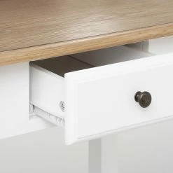 Coiffeuse Blanche 3 Tiroirs Solen Atmosphera -Ledepot Mobilier Magasin coiffeuse blanche 3 tiroirs solen atmosphera 5