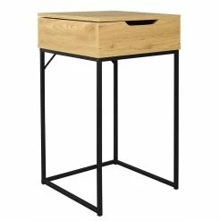 Coiffeuse Bois Et Métal Abbott -Ledepot Mobilier Magasin coiffeuse bois et metal abbott 2
