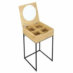 Coiffeuse Bois Et Métal Abbott -Ledepot Mobilier Magasin coiffeuse bois et metal abbott 4