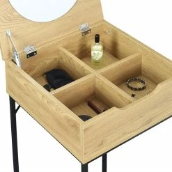 Coiffeuse Bois Et Métal Abbott -Ledepot Mobilier Magasin coiffeuse bois et metal abbott 7