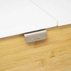 Coiffeuse En Bambou Levia Blanc 5Five -Ledepot Mobilier Magasin coiffeuse en bambou levia blanc 5five 4