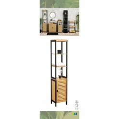Colonne 1 Porte 3 Niches Cebu -Ledepot Mobilier Magasin colonne 1 porte 3 niches cebu 2