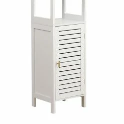 Colonne De Salle De Bain 1 Porte Blanc Lux -Ledepot Mobilier Magasin colonne de salle de bain 1 porte blanc lux 1