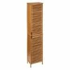 Colonne Salle Bain 2 Portes Bambou Sicela -Ledepot Mobilier Magasin colonne salle bain 2 portes bambou sicela