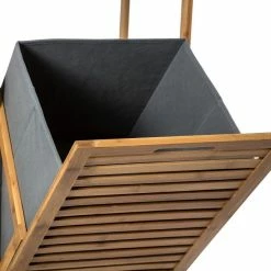 Colonne Salle Bain Varia Naturel Panier Linge Bambou -Ledepot Mobilier Magasin colonne salle bain varia naturel panier linge bambou 2