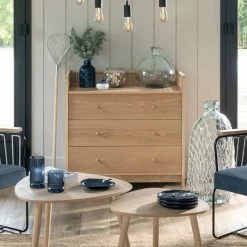 Commode 3 Tiroirs Cannage Arty Atmosphera -Ledepot Mobilier Magasin commode 3 tiroirs cannage arty atmosphera 1