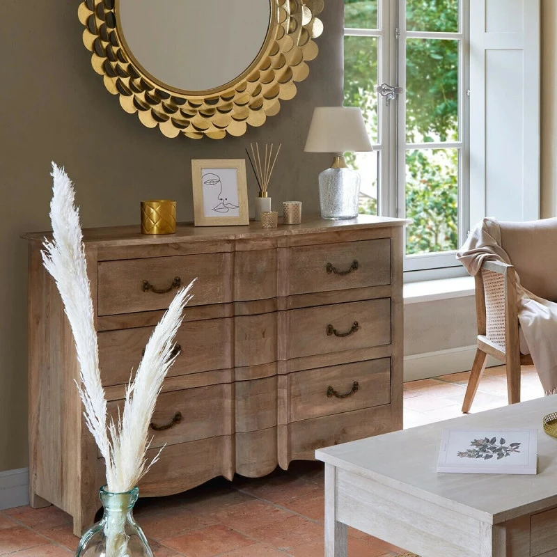 Commode 3 Tiroirs Hiver En Bois Atmosphera 5 Commode 3 Tiroirs Hiver En Bois Atmosphera – Image 3