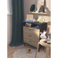 Demeyere Commode 3 Tiroirs Industriel Arty -Ledepot Mobilier Magasin commode 3 tiroirs industriel arty 1