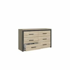 Demeyere Commode Kansas 6 Tiroirs -Ledepot Mobilier Magasin commode colorado 6 tiroirs 3