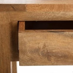 Console 2 Tiroirs Ajmal Bois Massif Manguier Atmosphera -Ledepot Mobilier Magasin console 2 tiroirs ajmal bois massif manguier atmosphera 3