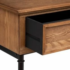 Console 2 Tiroirs Bois Et Métal Danik Atmosphera -Ledepot Mobilier Magasin console 2 tiroirs bois et metal danik atmosphera 2