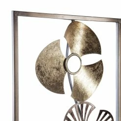 Déco Murale Métal Fleurs Doré Et Noir Atmosphera -Ledepot Mobilier Magasin deco murale metal fleurs dore et noir atmosphera 2