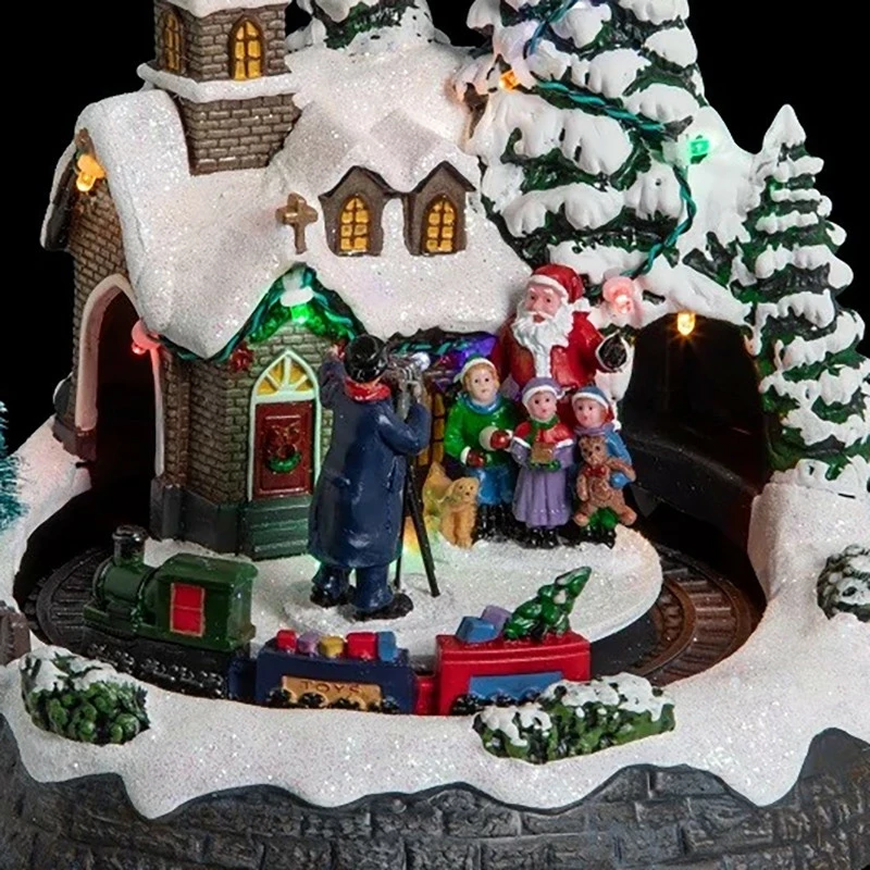 Déco Noël Tunnel Au Village Piles Lumineux Animé 4 Déco Noël Tunnel Au Village Piles Lumineux Animé – Image 2