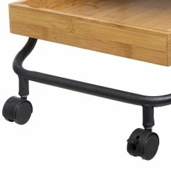 Desserte 3 Niveaux Bambou Et Métal 5Five -Ledepot Mobilier Magasin desserte 3 niveaux bambou et metal 5five 2