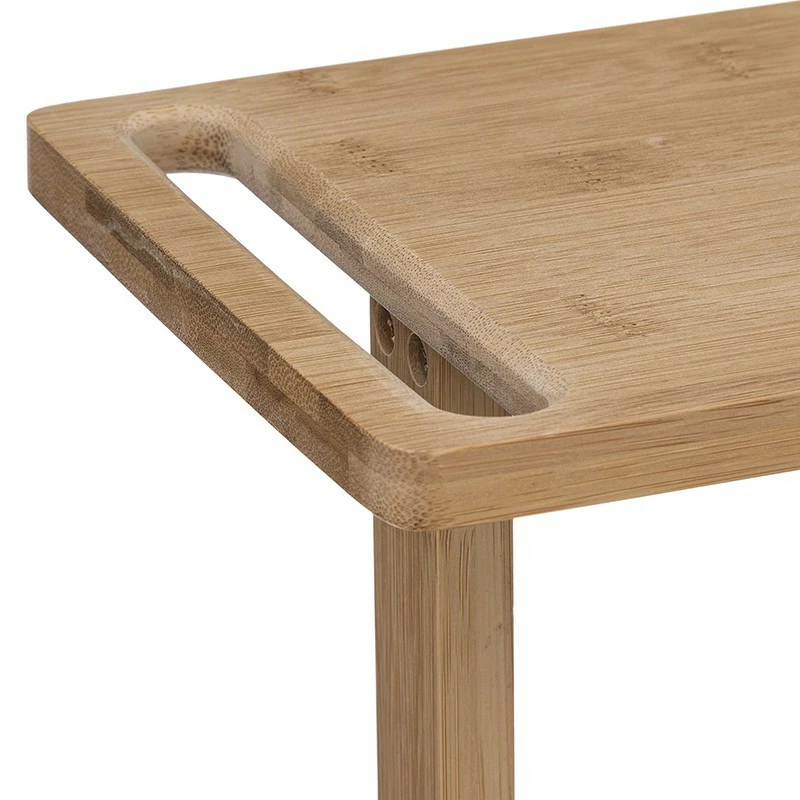 Desserte Bambou 4 Niveaux Avec Plateau 5Five 4 Desserte Bambou 4 Niveaux Avec Plateau 5Five – Image 2