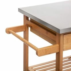 Desserte Bambou 6 Tiroirs Roulettes 76 Cm 5five -Ledepot Mobilier Magasin desserte bambou 6 tiroirs roulettes 76 cm 5five 2