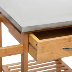 Desserte Bambou 6 Tiroirs Roulettes 76 Cm 5five -Ledepot Mobilier Magasin desserte bambou 6 tiroirs roulettes 76 cm 5five 3