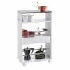 Demeyere Desserte De Cuisine Coffee Blanc -Ledepot Mobilier Magasin desserte cuisine cafe blanc
