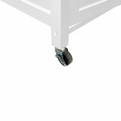 Desserte De Cuisine Blanc Modèle CLAUDE GM Atmosphera -Ledepot Mobilier Magasin desserte de cuisine blanc modele claude gm 2