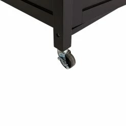 Desserte De Cuisine Noire Modèle CLAUDE GM Atmosphera -Ledepot Mobilier Magasin desserte de cuisine noire modele claude gm 2