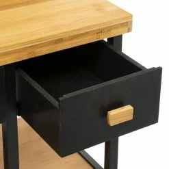 Desserte En Bambou Et Métal Nera 5five -Ledepot Mobilier Magasin desserte en bambou et metal nera 5five 2