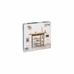 Desserte En Bambou Et Métal Nera 5five -Ledepot Mobilier Magasin desserte en bambou et metal nera 5five 4