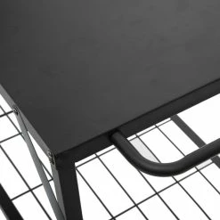 Desserte Extérieure Pour Plancha Noir Neka -Ledepot Mobilier Magasin desserte exterieure pour plancha noir neka 4