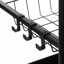 Desserte Paniers Métal Et Planche Amovible 5Five -Ledepot Mobilier Magasin desserte paniers metal et planche amovible 5five 2