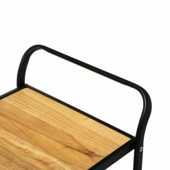 Desserte Pliable Métal Et Bois 5Five -Ledepot Mobilier Magasin desserte pliable metal et bois 5five 4