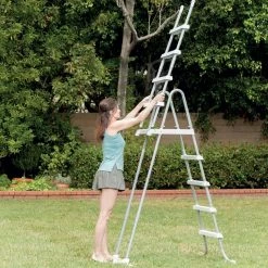 Echelle De Sécurité 1,32 M Avec Plateforme Intex -Ledepot Mobilier Magasin echelle de securite 132 m avec plateforme intex 2