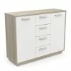 Demeyere Buffet Bas 2 Portes 4 Tiroirs Léo -Ledepot Mobilier Magasin enfilade 2 portes 4 tiroirs leo