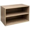 Etagère 2 Niveaux 57x30 Naturel Fixup 5Five -Ledepot Mobilier Magasin etagere 2 niveaux 57x30 naturel fixup 5five