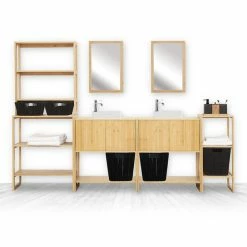 Etagère 2 Niveaux Bambou 70x33,5 Lab'n Modul 5Five 7 Etagère 2 Niveaux Bambou 70x33,5 Lab'n Modul 5Five -Ledepot Mobilier Magasin etagere 2 niveaux bambou 70x335 lab n modul 5five 1 1