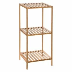 Etagère 4 Niveaux Salle Bain Varia Naturel Bambou -Ledepot Mobilier Magasin etagere 4 niveaux salle bain varia naturel bambou 3