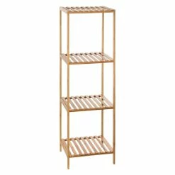 Etagère 5 Niveaux Salle Bain Varia Naturel Bambou -Ledepot Mobilier Magasin etagere 5 niveaux salle bain varia naturel bambou 4